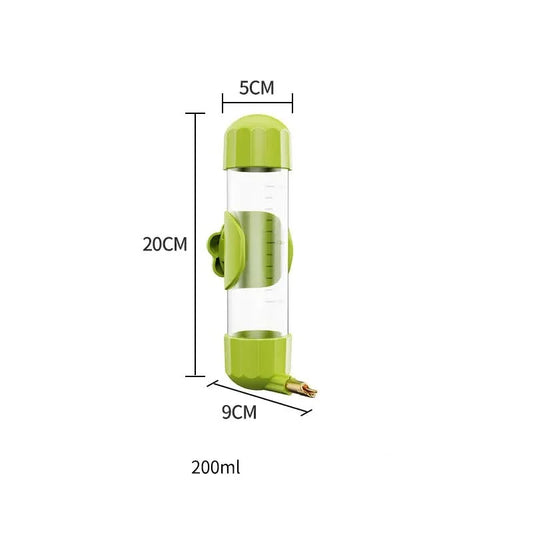 Green Automatic Bird Water Feeder Bottle (200ml)