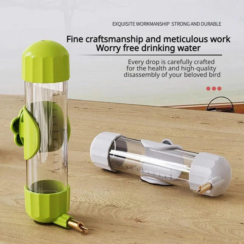Green Automatic Bird Water Feeder Bottle (200ml)