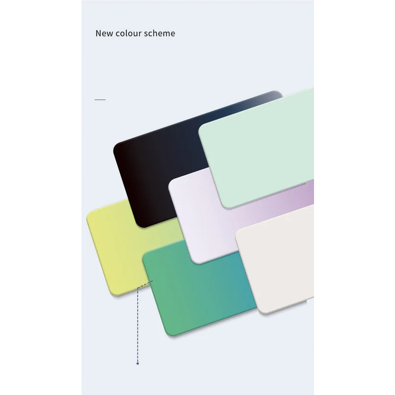 Green-Blue Gradient Premium Large Silicone Mouse Pad