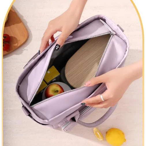 Green Chic Insulated Lunch Tote Bag - 11L Large Capacity