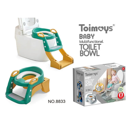 Green Children’s Toilet Trainer Seat - Foldable Potty