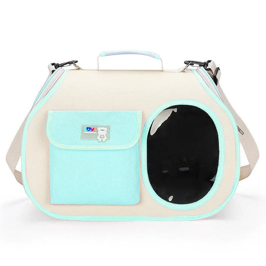 Green Colors Pet Carrier Backpack Breathable Cat Carrier