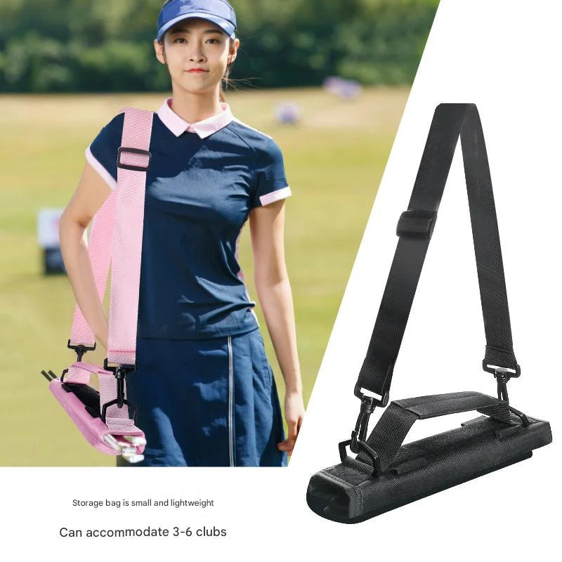 Green Compact Golf Club Carrier - Lightweight Sunday