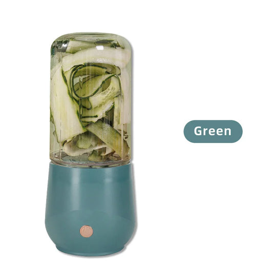 Green Compact Portable Blender - USB Rechargeable Mini