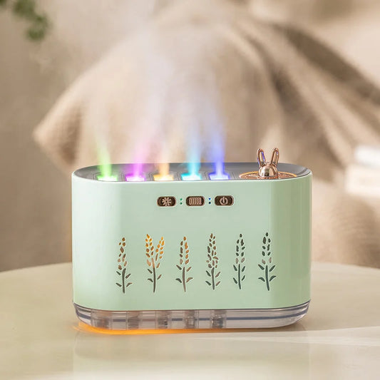 Green Dynamic Color Changing Humidifier - Sound Control &