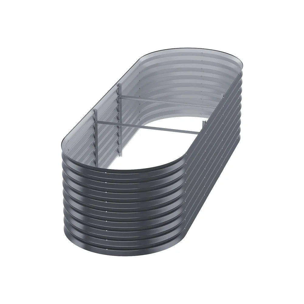 Fingers bed oval with planter box greenhouses accessories
