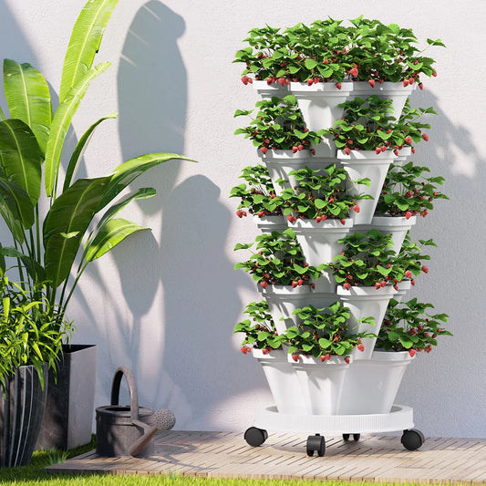 Green Fingers Garden Bed 5 Tier Vertical Garden Strawberry