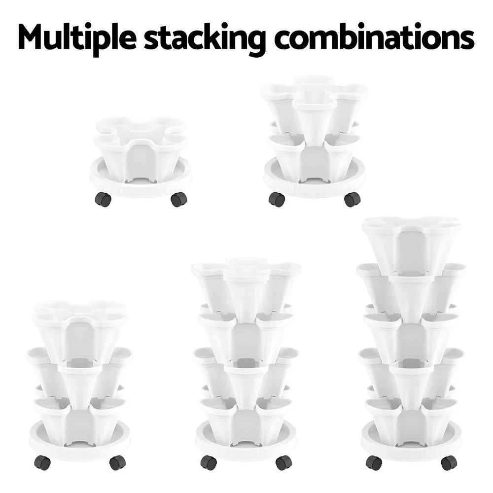 Green Fingers Garden Bed 5 Tier Vertical Garden Strawberry