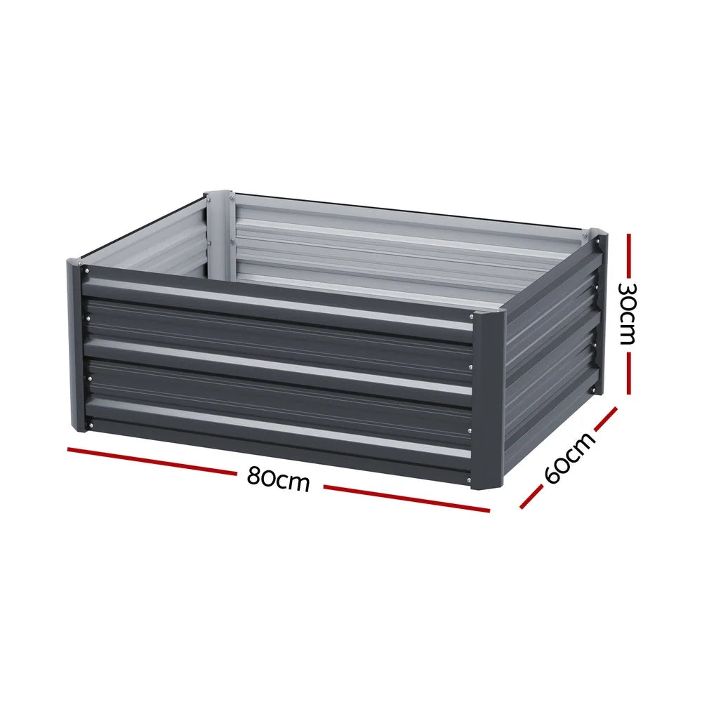 Green Fingers Garden Bed 80X60X30cm Planter Box - Home &