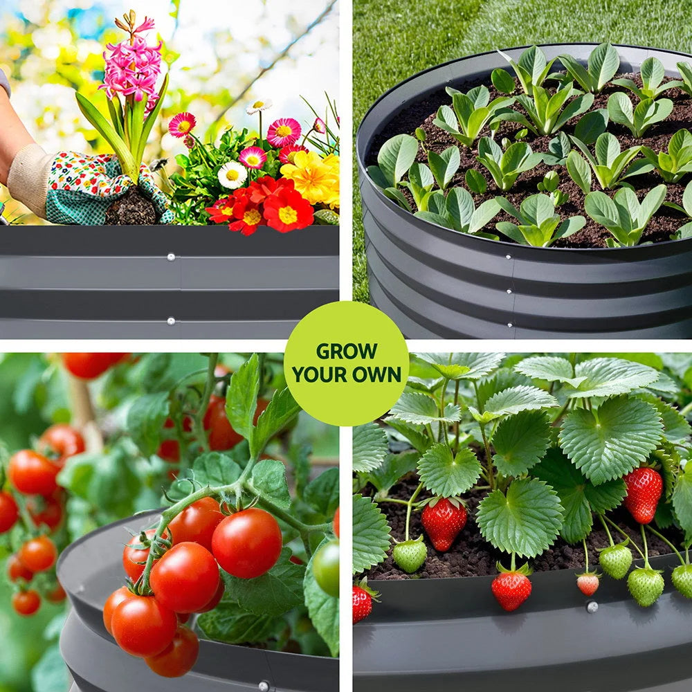 Green Fingers Garden Bed 80X68cm Planter Box - Home &