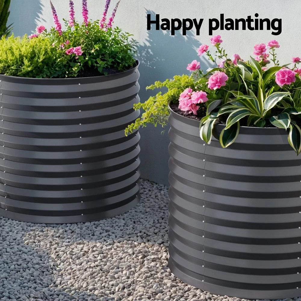 Green Fingers Garden Bed 80X68cm Planter Box - Home &