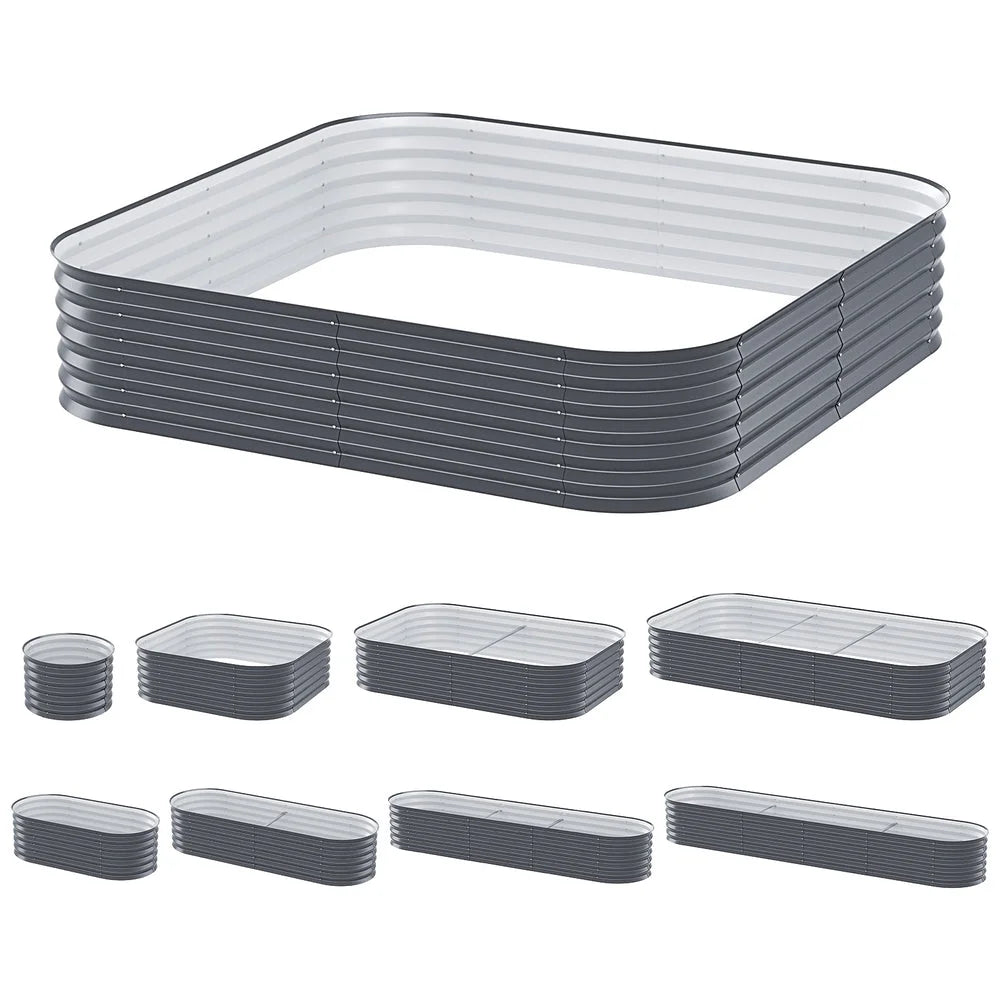 Green Fingers Garden Bed 9-in-1 Modular Planter Box - 40CM