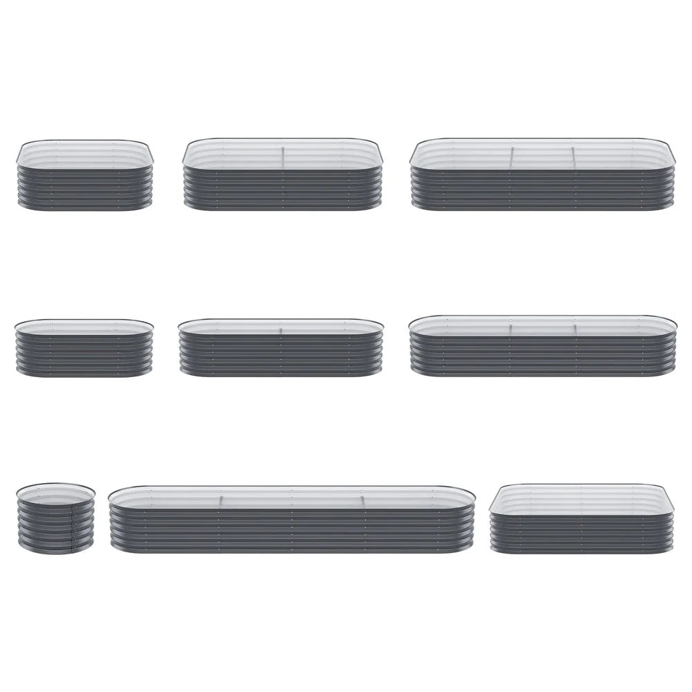 Green Fingers Garden Bed 9-in-1 Modular Planter Box - 40CM