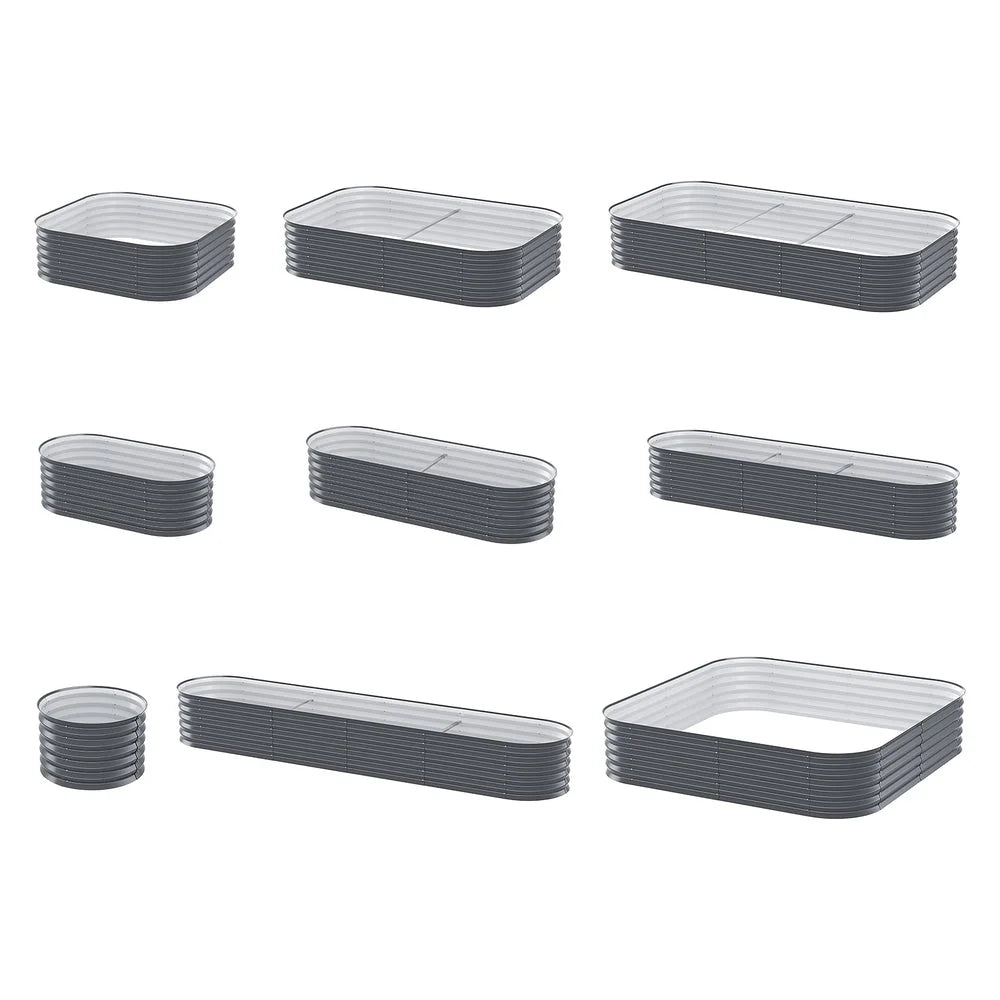 Green Fingers Garden Bed 9-in-1 Modular Planter Box - 40CM