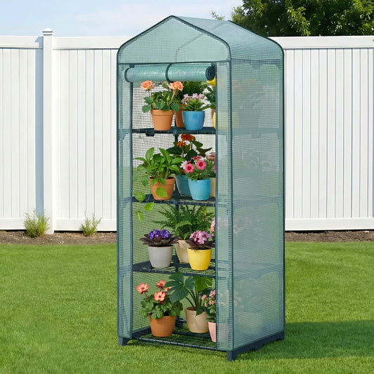 Green Fingers Greenhouse 4 Tiers Mini