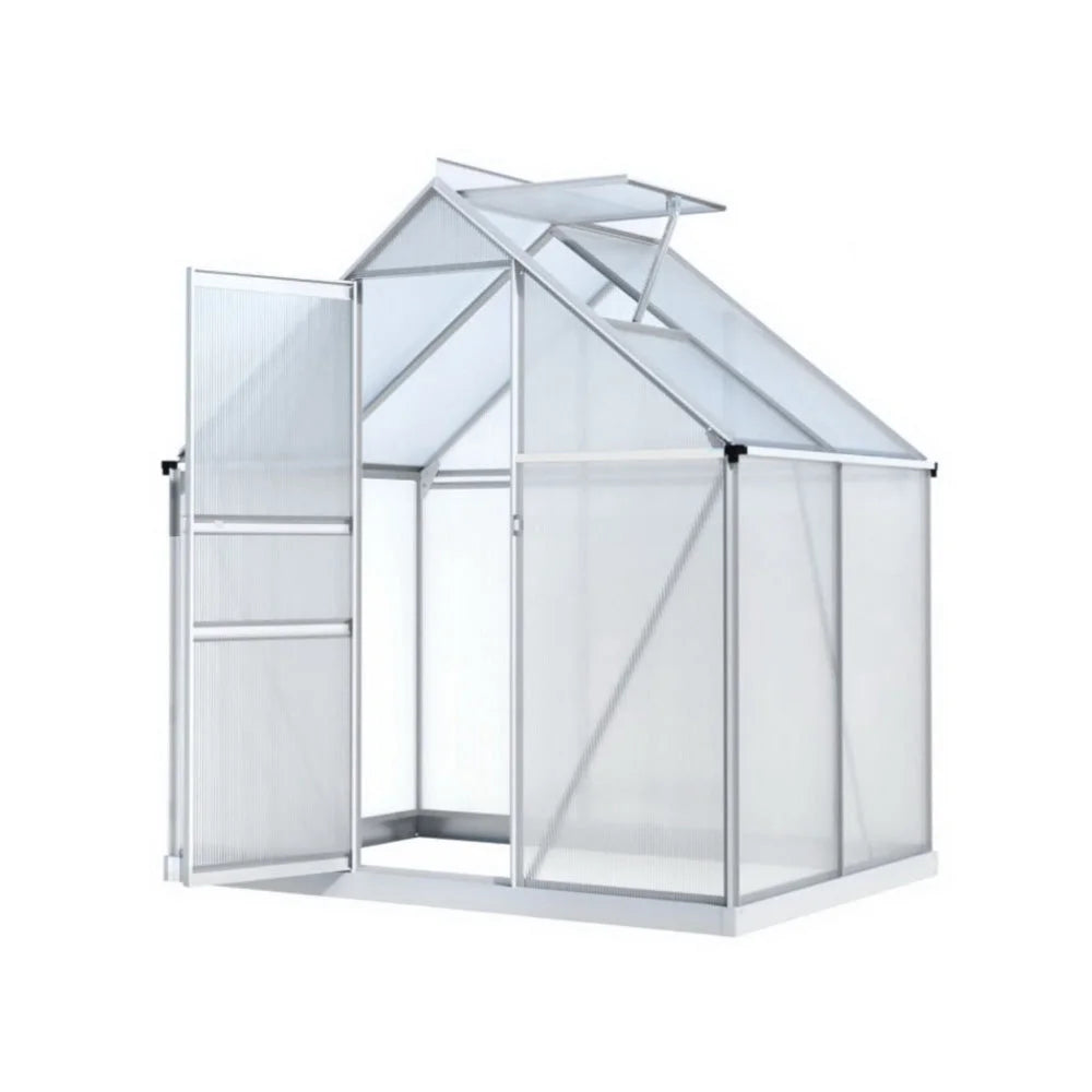 Green Fingers Greenhouse Aluminium Polycarbonate Premium