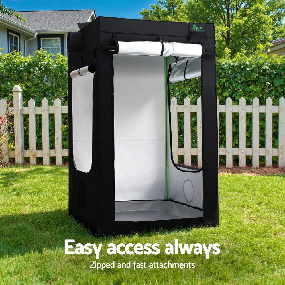 Grow tent kits with matching accessories and clear item layout