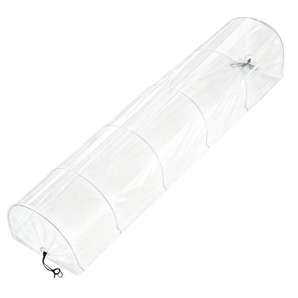Green Fingers Mini Greenhouse 300x45x30cm Tunnel Clear PVC Steel