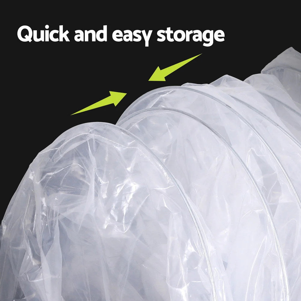 Green Fingers Mini Greenhouse 300x45x30cm Tunnel Clear PVC