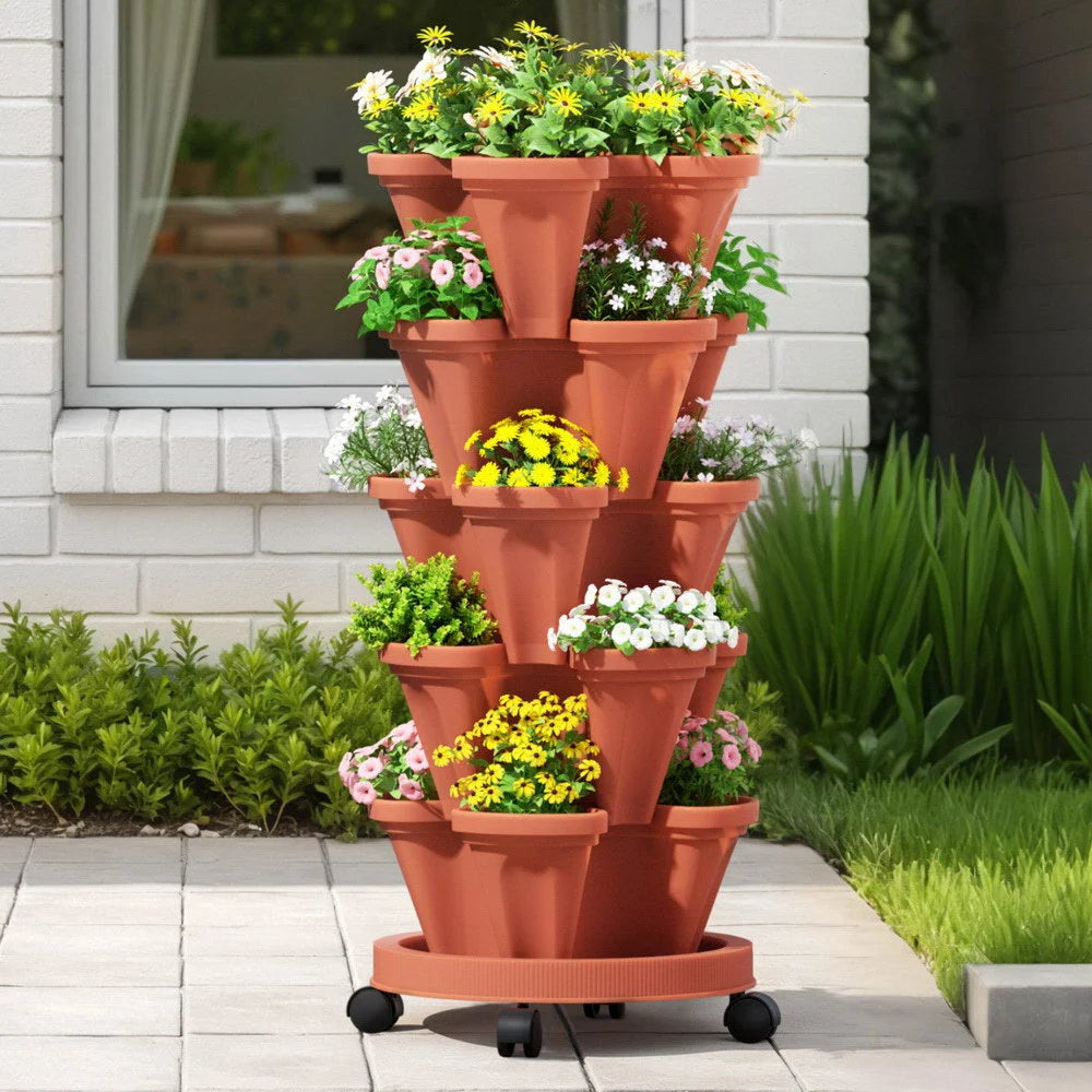 Green Fingers Raised Garden Bed 5 Tier Vertical Garden