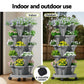 Green Fingers Raised Bed 5 Tier and Planters Herbs Petunias Garden