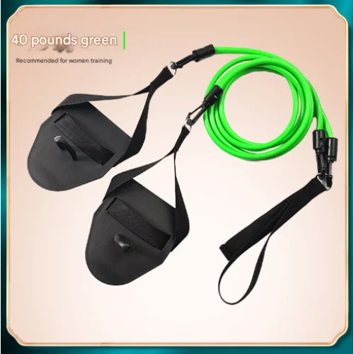 Green Flippers [Training Stroke] [40lbs] Swim Resistance