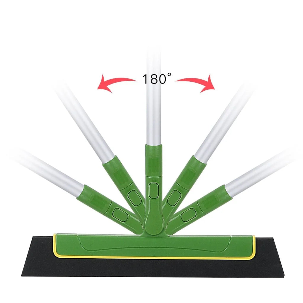 Green Floor Squeegee Wiper Broom for Tile Cleaning