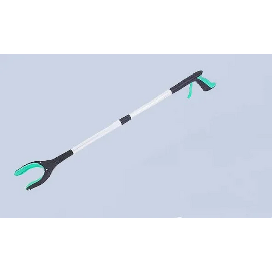 Green Foldable Grabber Tool with Silicone Non-Slip Claws