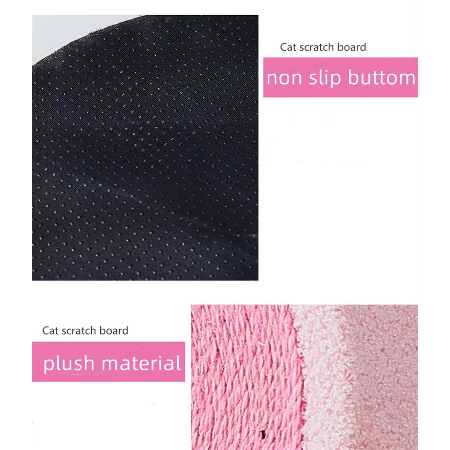 Green Frog Cat Scratcher Bed - Sisal Scratch Pad with Fun