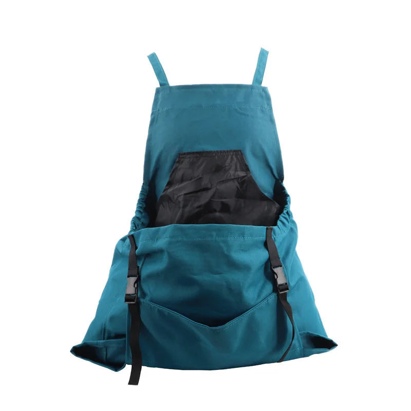 Green Garden Harvesting Apron - Waterproof Oxford Cloth