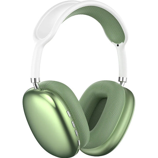 Green Immersive 3D Audio Headphones - Wireless Over-Ear