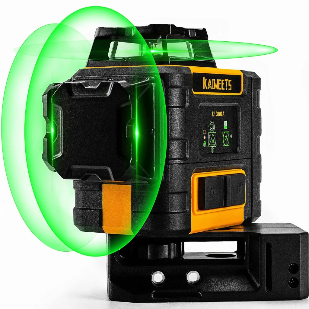 Green Laser Level KAIWEETS KT360A 3 x 360° Rotary
