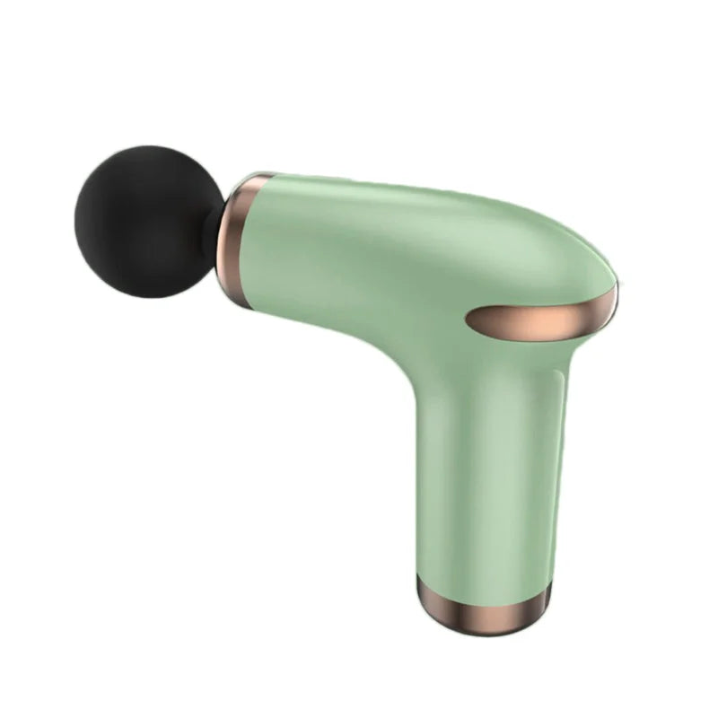 Green Massage Gun - 6-Speed Deep Tissue Massager with 4