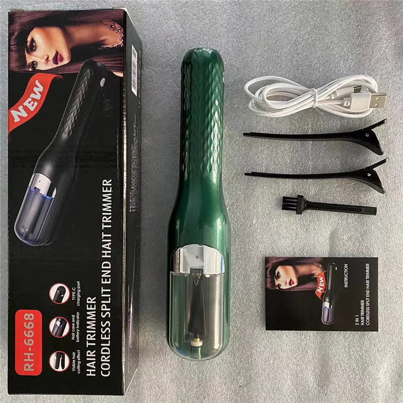 Green Mini - Automatic Hair Repair Split End Remover