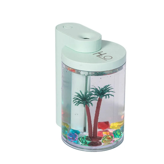 Green Mini USB Micro Landscape Humidifier - 260ml Cool Mist
