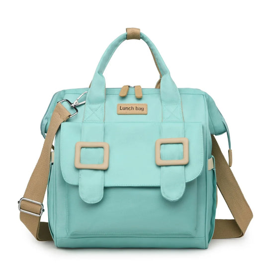 Green Multifunctional Insulated Lunch Bag for Women