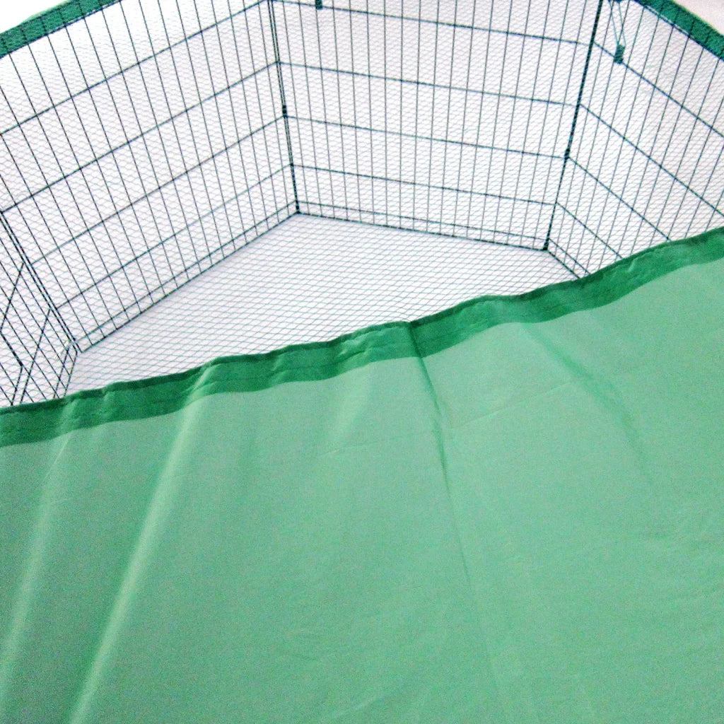 Green Net Cover for Pet Playpen 30in Dog Exercise Enclosure
