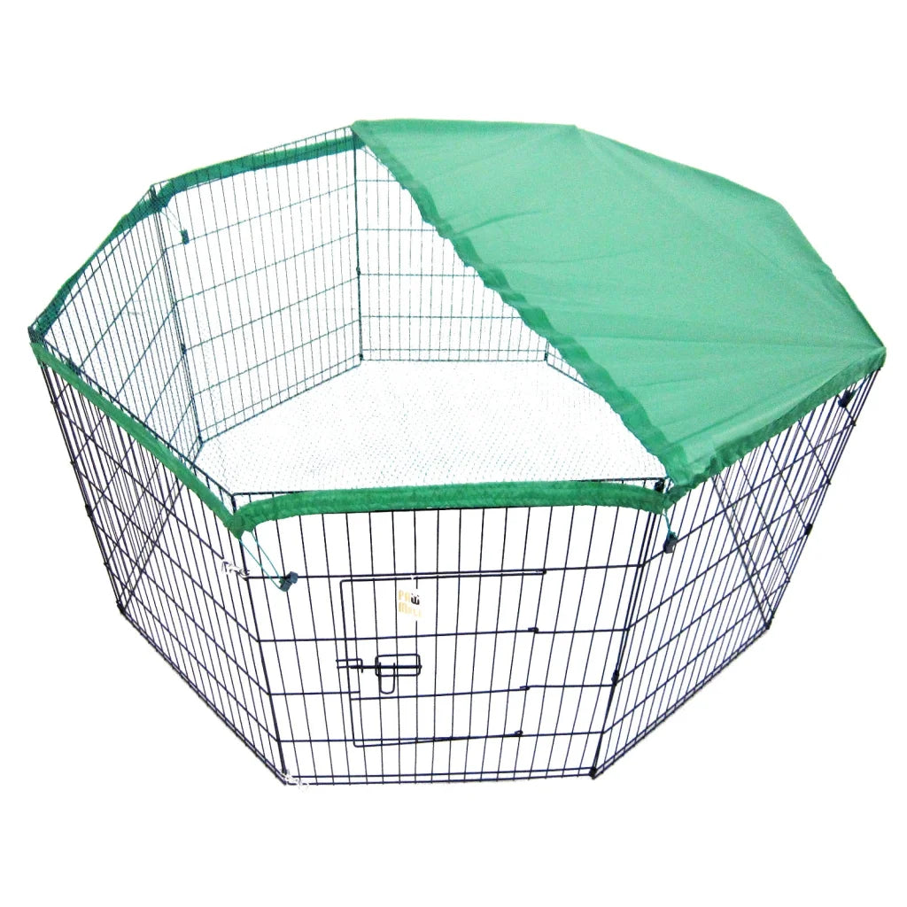 Green Net Cover for Pet Playpen 36in Dog Exercise Enclosure