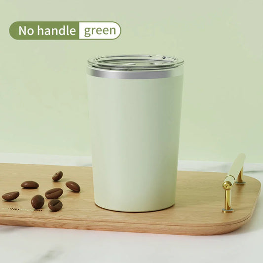Green Portable Automatic Mixing Coffee Cup - Stainless