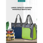 Green Portable Insulated Lunch Bag for Office Picnic