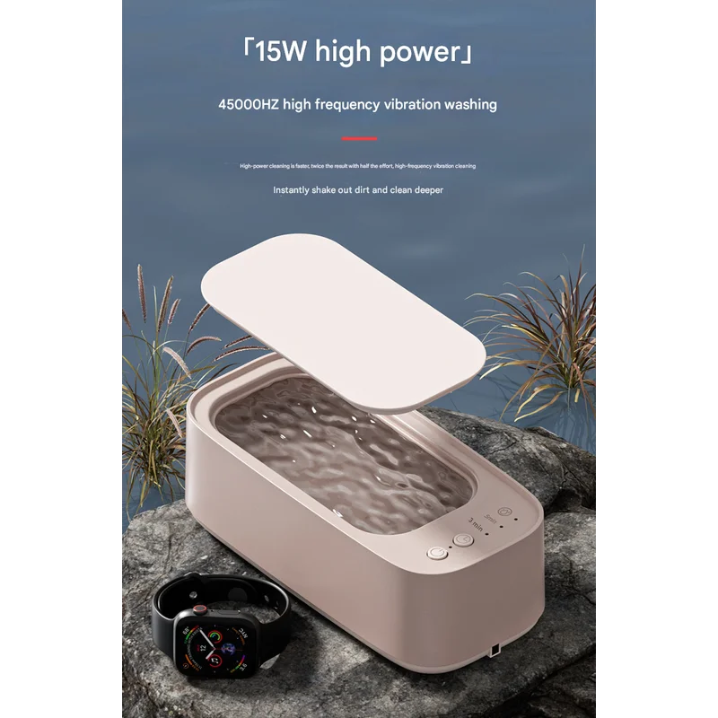 Green Portable Ultrasonic Cleaner