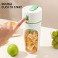 Green Portable USB Rechargeable Juicer Bottle - 2-in-1