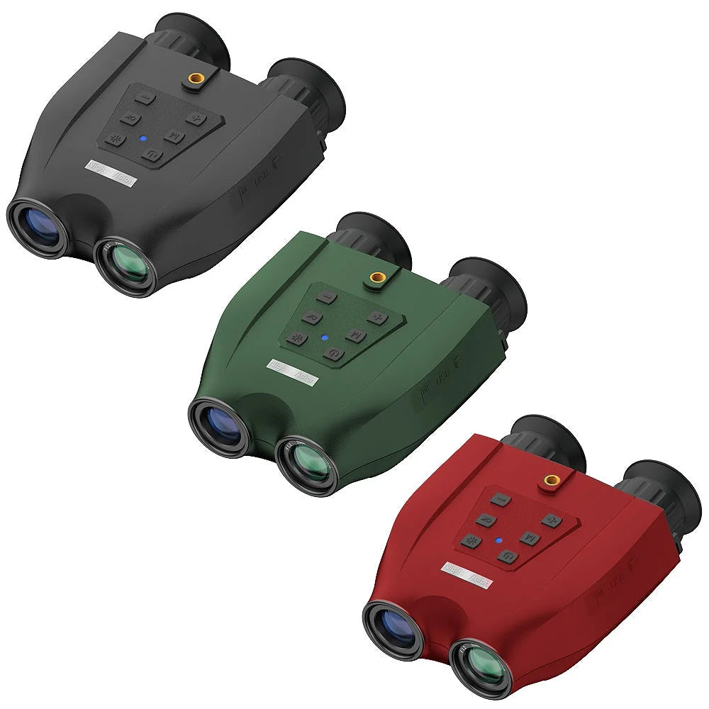 Green Professional HD Digital Night Vision Binoculars - 6X