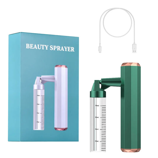 Green Rechargeable Facial Oxygen Sprayer - Home Use Nano