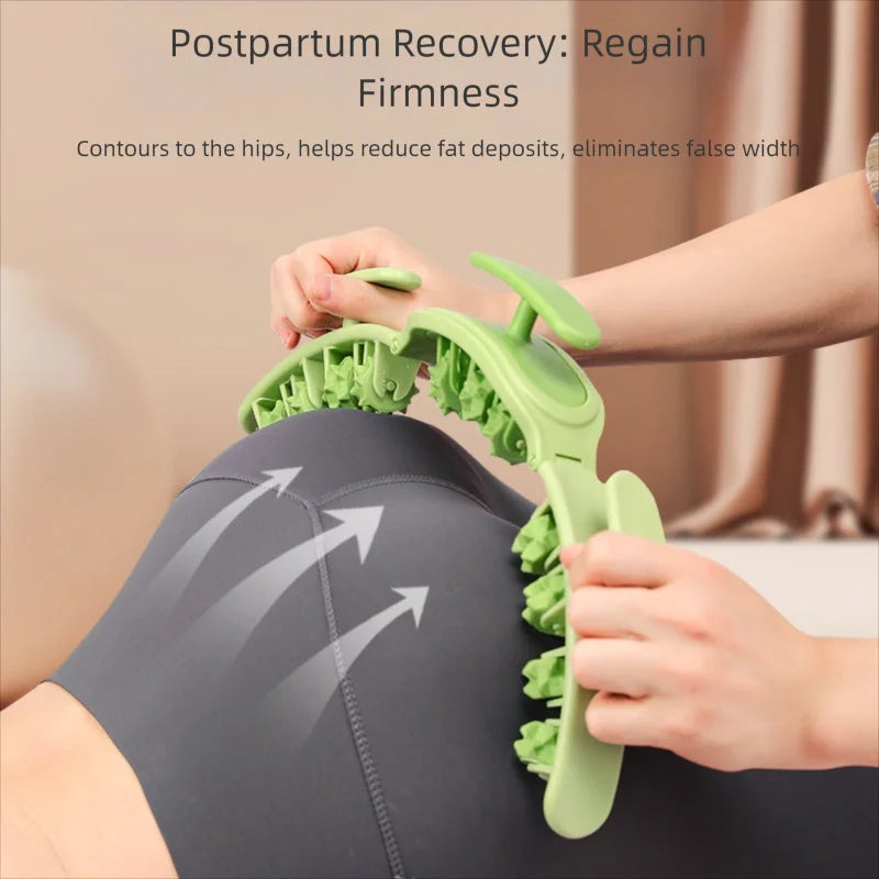 Green Removable Adjustable Wrap-Around Muscle Roller