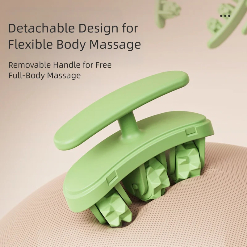 Green Removable Adjustable Wrap-Around Muscle Roller