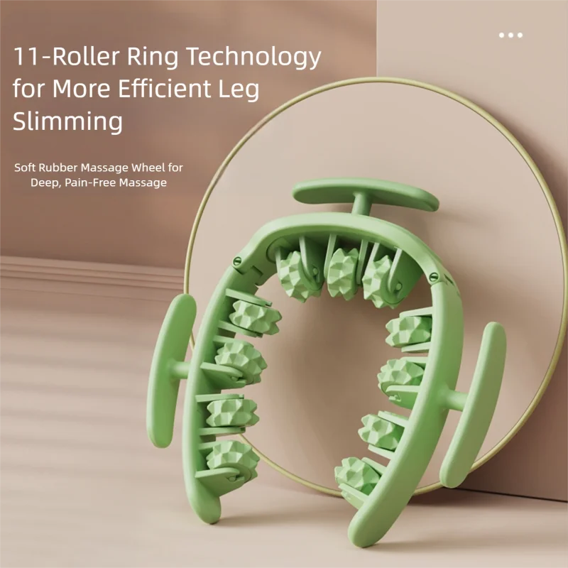 Green Removable Adjustable Wrap-Around Muscle Roller