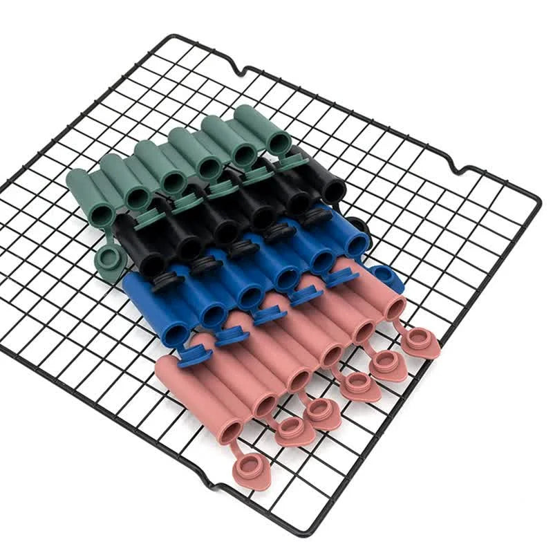 Green Reusable Silicone Ice Stick Mold 10 piece set