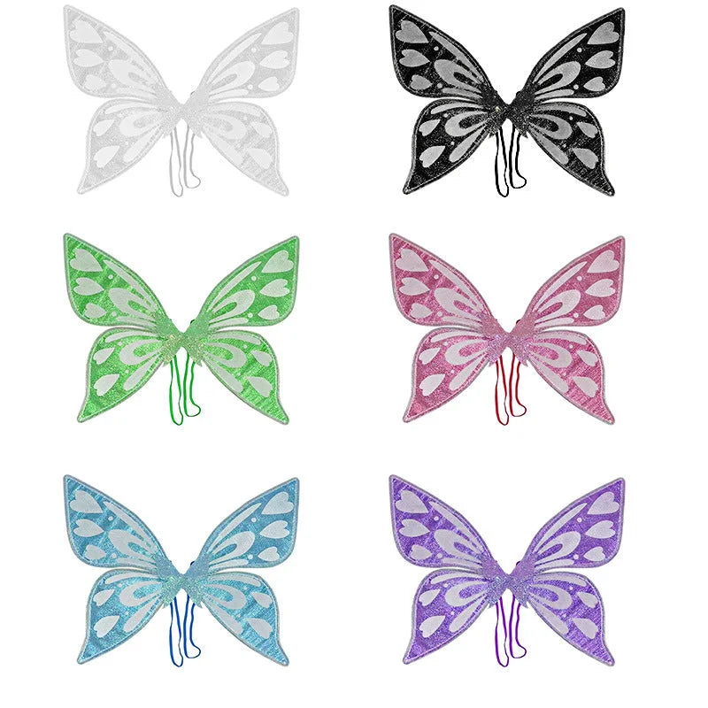 Green Sparkling Fairy Wings - Lightweight Glitter Butterfly