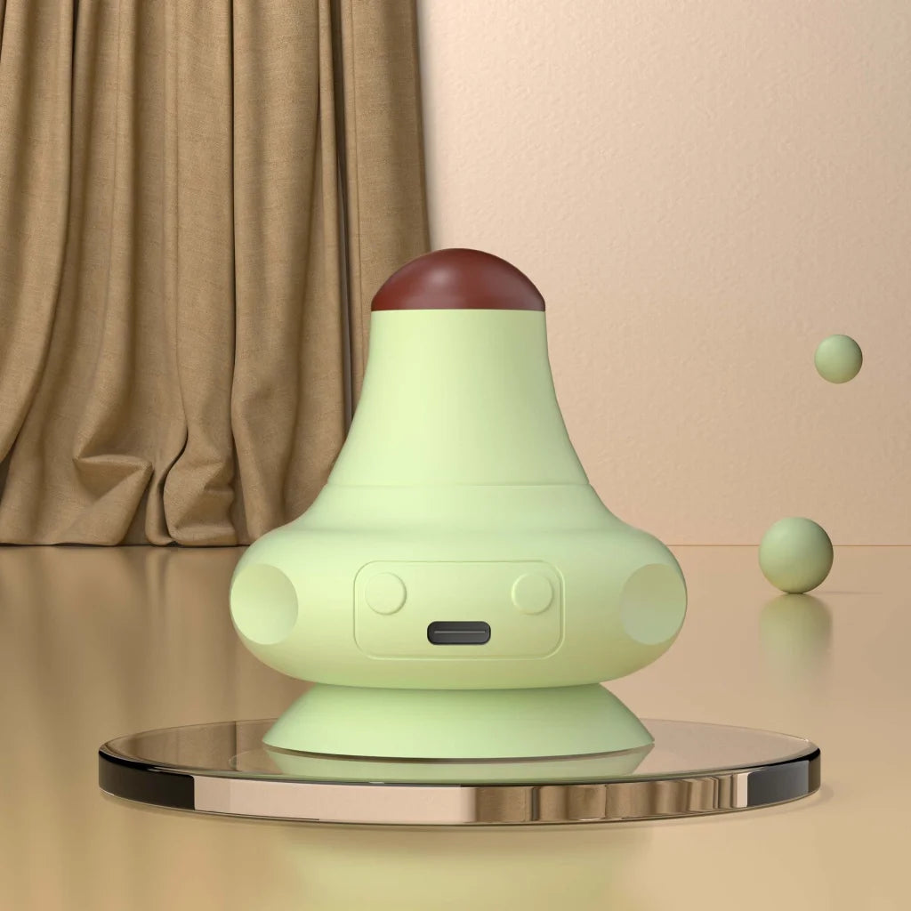 Green [Stone + Hot Compress] Silicone Fascial Massage Ball